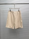 Dior Classic Full Logo Jacquard Shorts Unisex Casual Sports Shorts