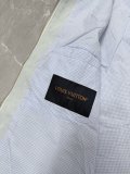 Louis Vuitton 26SS Unisex Fashion Embroidered Logo Zipper Long Sleeve Denim Coat
