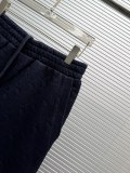 Dior Classic Full Logo Jacquard Shorts Unisex Casual Sports Shorts