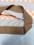 Louis Vuitton 26SS New Fashion Splicing Checkered Short sleeved Polo Shirt