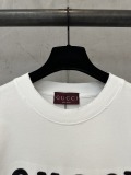 Gucci 26SSFashion Embroidered Bear Logo T-shirt Couple Casual Loose Short Sleeve
