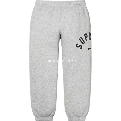 Supreme Nike Arc Sweatpants With Embroidered Logo And Plush Sports Pants