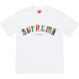 Supreme City Arc Tee City Embroidered Logo Arc Rainbow Short Sleeve T-shirt