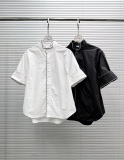 Dior 26SS New Women's Fashion Embroidered Logo Contrast Casual Versatile Shirt