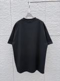 Balenciaga Fashion 3D Logo Printed Round Neck T-shirt Couple Casual Loose Short Sleeve