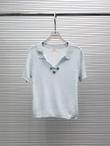 Chanel Women's Fashion Elegant Hollow Knitted Shirt Chanel Women's Fashion Elegant Hollow Knitted Shirt