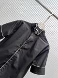 Dior 26SS New Women's Fashion Embroidered Logo Contrast Casual Versatile Shirt