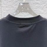 Fendi Fashion 3D Logo Round Neck T-shirt Couple Casual Loose Short Sleeve