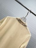 Burberry Classic Embroidered War Horse Grid Flip Collar Flip Collar Short Sleeve
