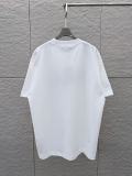 Balenciaga Fashion 3D Logo Printed Round Neck T-shirt Couple Casual Loose Short Sleeve