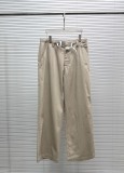 Balenciaga Classic Versatile Casual High Waist Straight Leg Pants