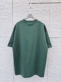 Fendi Fashion 3D Logo Round Neck T-shirt Couple Casual Loose Short Sleeve