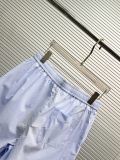 Louis Vuitton Fashion Embroidered Logo Splicing Casual Short Sleeved Shirt Shorts Set