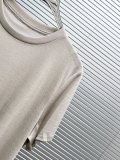 Loewe Classic Simple Embroidered Round Neck T-shirt Women's Casual Loose Short Sleeve