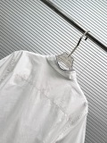 Dior 26SS New Women's Fashion Embroidered Logo Contrast Casual Versatile Shirt