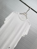 Loewe Classic Simple Embroidered Round Neck T-shirt Women's Casual Loose Short Sleeve