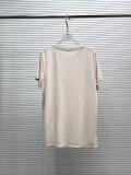 Loewe Classic Simple Embroidered Round Neck T-shirt Women's Casual Loose Short Sleeve