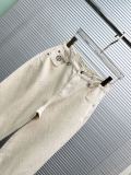 Louis Vuitton Fashion Vintage Jacquard Versatile Straight leg Jeans
