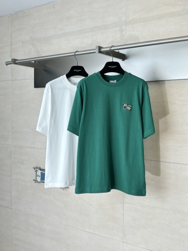 Burberry 26SS Classic Toothbrush Embroidered Short Sleeve Couple Casual Loose T-shirt