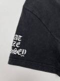 Chrome Hearts Classic Cross Wash T-shirt Couple Loose Casual Short Sleeve