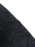 Prada Couple Fashion Triangle Logo Cashmere Short Sleeve Sweater