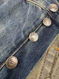 Gucci Fashion Polo Buckle Versatile Casual Jeans