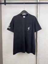 Chrome Hearts Classic Cross Wash T-shirt Couple Loose Casual Short Sleeve