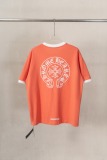 Chrome Hearts 26SS Fashion Foam Logo Printed T-shirt Couple Casual Oversize Short Sleeve