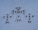 Chrome Hearts 26SS Classic Embroidered Patchwork Cross Short Sleeve Couple Casual Loose T-shirt