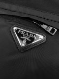 Prada Classic Triangle Zipper Pocket Short Sleeve Unisex Casual Loose T-shirt