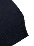 Prada Couple Fashion Triangle Logo Cashmere Short Sleeve Sweater