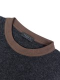 Prada Couple Fashion Triangle Logo Cashmere Short Sleeve Sweater
