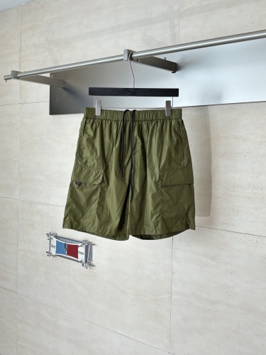 Prada Couple Fashion Triangle Logo workwear Nylon shorts