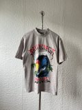 Balenciaga Fashion Hawaiian Wave Coconut Tree Crack Printed T-shirt Couple Loose Casual Short Sleeve