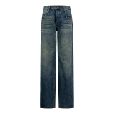 Gucci Fashion Polo Buckle Versatile Casual Jeans