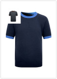 Prada Couple Fashion Triangle Logo Cashmere Short Sleeve Sweater