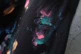 Balenciaga New Couple Embroidered Logo Graffiti Splash Ink Printed Casual Pants