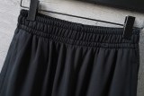 Balenciaga Classic Tape Logo Printed Pants Unisex Casual Loose Sports Pants