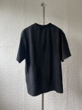 Balenciaga Fashion Damaged Logo Printed Washed T-shirt Couple Loose Casual Short Sleeve