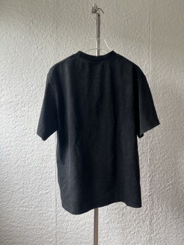 Balenciaga Fashion Damaged Logo Printed Washed T-shirt Couple Loose Casual Short Sleeve