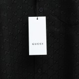 Gucci New Classic Full GG Casual Versatile Short Sleeve Shirt