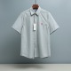 Ami Paris Classic Embroidered Love Leisure Versatile Short Sleeve Shirt