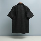 Gucci New Classic Full GG Casual Versatile Short Sleeve Shirt