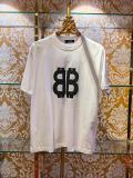 Balenciaga Classic Foam Logo Printed Short Sleeve Unisex Casual Loose T-shirt