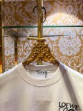 Loewe Fashion Logo Printed Short Sleeve Couple Casual Loose T-shirt