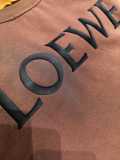 Loewe Fashion Logo Printed Short Sleeve Couple Casual Loose T-shirt