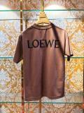 Loewe Fashion Logo Printed Short Sleeve Couple Casual Loose T-shirt