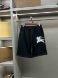 Burberry Classic War Horse Printed Shorts Unisex Loose Casual Sports Pants