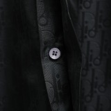Dior New Classic Full Logo Casual Versatile Short Sleeve Shirt