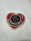Moncler Fashion Heavy Industry Embroidery Color Contrasting Round Neck T-shirt Couple Casual Short Sleeve